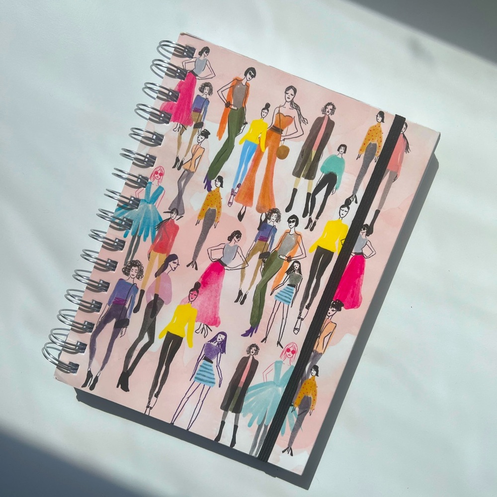 🆕 Fashion Illustration Spiral Notebook